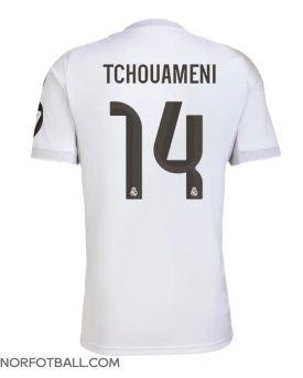 Billige Fotballdrakt Real Madrid Aurelien Tchouameni #14 Replika Hjemmedrakt 2025-26 Kortermet